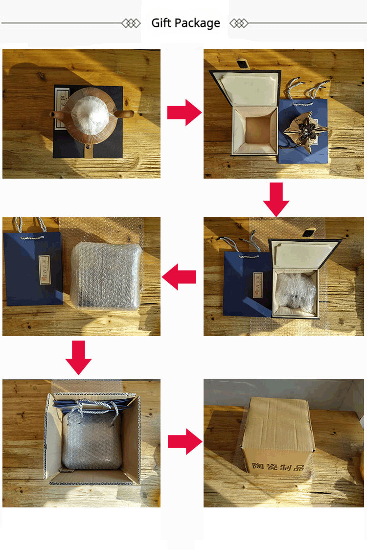 Handmade Zisha Purple Clay Bamboo Lid Teacup, 450ml Capacity