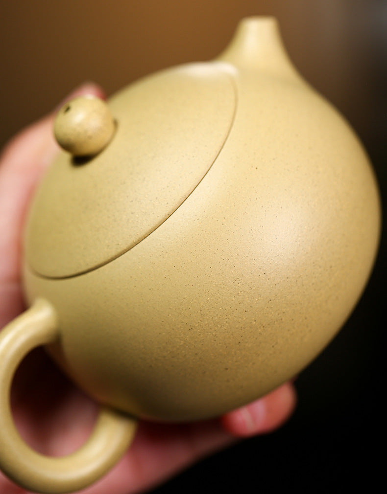 Authentic Yixing Zisha Clay Teapot, Xishi Style, 220ml Capacity