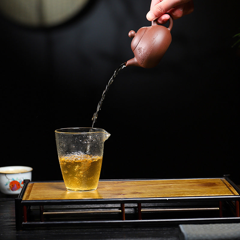 Handmadet Yixing Purple Zisha Clay Teapot, 120ml Capacity