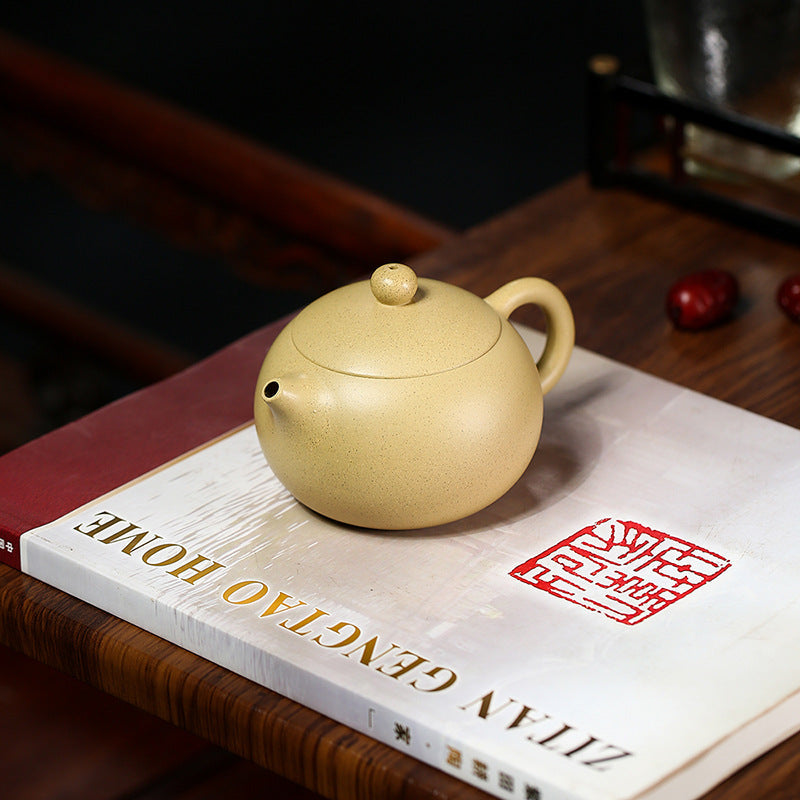 Authentic Yixing Zisha Clay Teapot, Xishi Style, 220ml Capacity