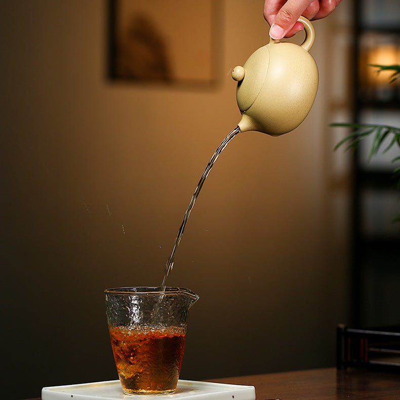 Authentic Yixing Zisha Clay Teapot, Xishi Style, 220ml Capacity