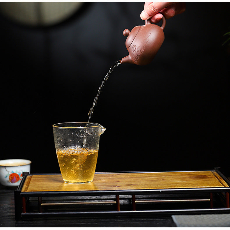 Handmadet Yixing Purple Zisha Clay Teapot, 120ml Capacity