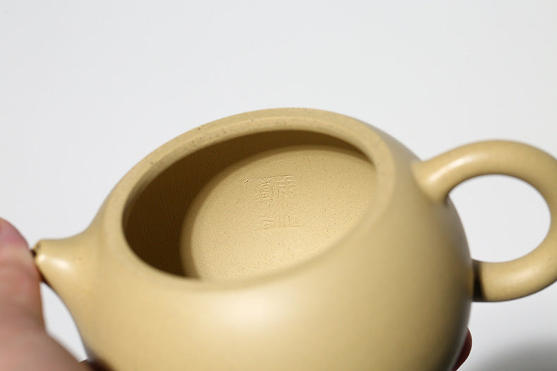 Authentic Yixing Zisha Clay Teapot, Xishi Style, 220ml Capacity