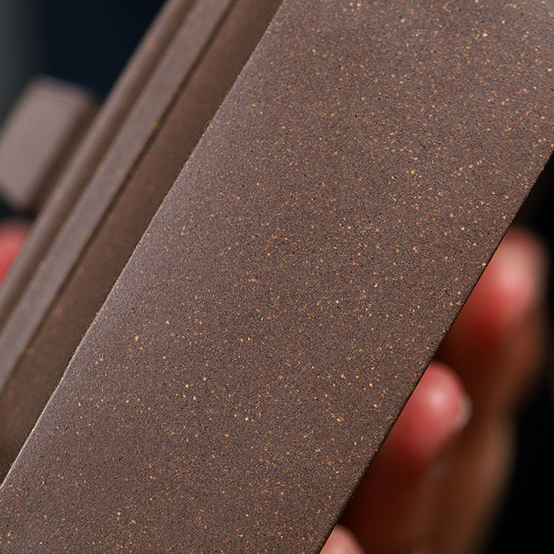 Handmade Yixing Zisha Teapot, Original Mine Old Duan Clay, Square Shape Teapot, 170ml Capacity