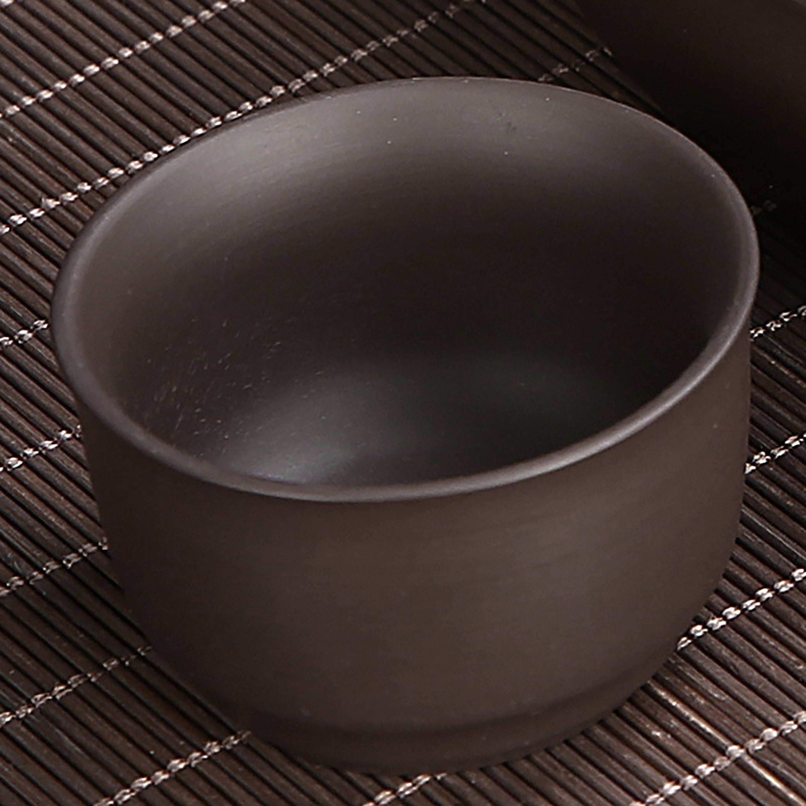 Pairs of Handmade Chinese Zisha Purple Mud Medium Size Tea Cup Combo